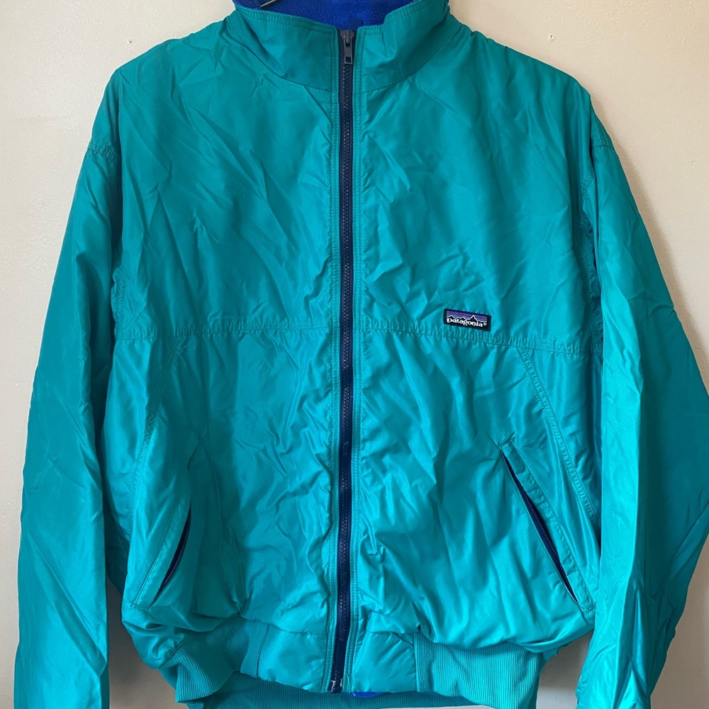 VINTAGE 80’s Patagonia Fleece Bomber Jacket